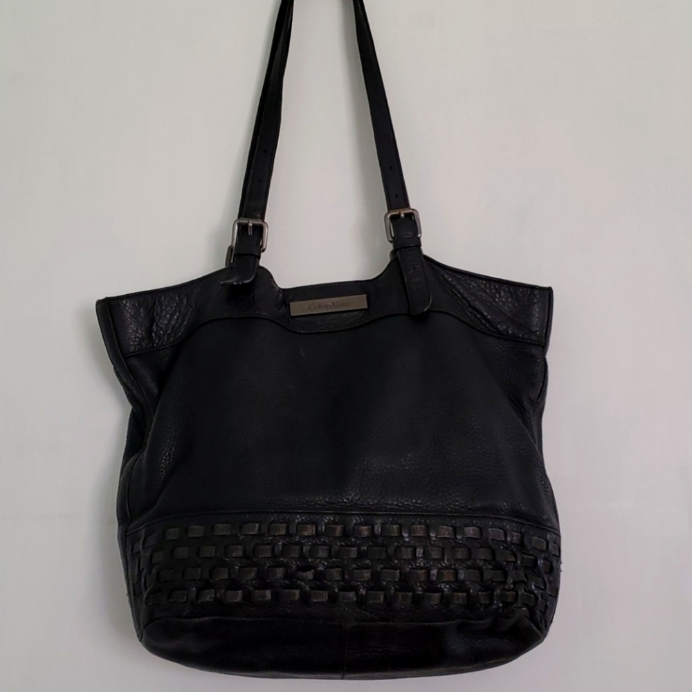 Calvin Klein Black leather bag